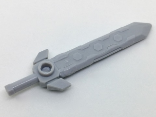 Weapon Sword Long with Angular Crossguard in Light Bluish Gray