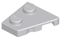 Wedge Plate 2 x 2 Left in Light Bluish Gray