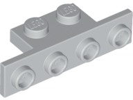 Bracket 1 x 2 - 1 x 4 [Square Corners] in Light Bluish Gray