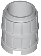 Barrel 2 x 2 x 2 in Light Bluish Gray