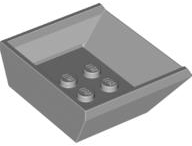 Tipper Bed Small, 3 x 4 Anti-studs in Light Bluish Gray