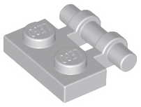 Plate Special 1 x 2 Side Handle [Free Ends] in Light Bluish Gray