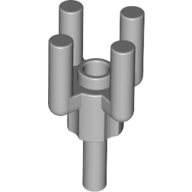 Bar, 4 Top Bars, Palm Tree Top in Light Bluish Gray