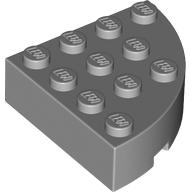 Brick Round Corner 4 x 4 Full Brick in Light Bluish Gray