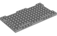 Plate Special 8 x 16 x 2/3 with Six Recessed Edges in Light Bluish Gray