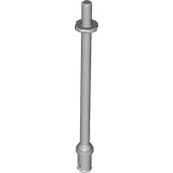 Bar 8L - Two Stop Rings / One Pin, Technic Figure Ski Pole [Flat End] in Light Bluish Gray