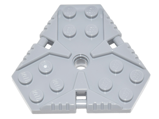 Plate Special 6 x 6 Hexagonal with Pin Hole in Light Bluish Gray