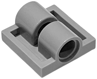 Plate Special 2 x 2 with 2 Pin Holes in Light Bluish Gray