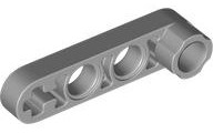 Technic Beam 1 x 4 Thin with Stud Connector in Light Bluish Gray