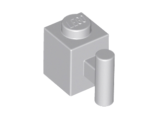 Brick Special 1 x 1 with Handle in Light Bluish Gray