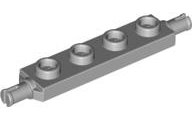 Plate Special 1 x 4 with Wheels Holder in Light Bluish Gray