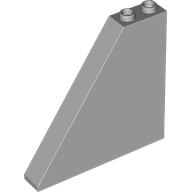 Brick Sloped 55° 1 x 6 x 5 with Bottom Stud Holders in Light Bluish Gray