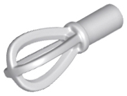 Equipment Whisk with Thin Ring in Light Bluish Gray