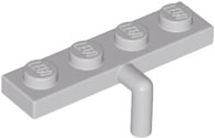 Plate Special 1 x 4 with Bar Down in Light Bluish Gray