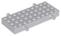 Vehicle Base, Brick Special 4 x 10 with 4 Pins in Light Bluish Gray