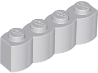 Brick Special 1 x 4 Palisade [aka Log] in Light Bluish Gray