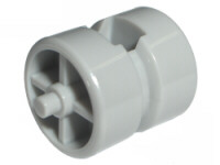 Wheel Centre Wide with Stub Axles [Tricycle] in Light Bluish Gray