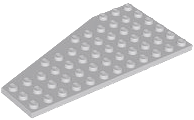 Wedge Plate 6 x 12 Right in Light Bluish Gray