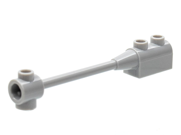 Bar 1 x 8 with Brick 1 x 2 Curved Top End (Axle Holder Inside Small End) in Light Bluish Gray