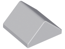 Brick Sloped 45° 2 x 2 Double in Light Bluish Gray