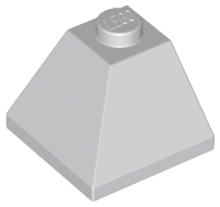 Brick Sloped 45° 2 x 2 Double Convex in Light Bluish Gray
