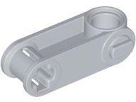 Technic Axle and Pin Connector Perpendicular 3L with Pin Hole in Light Bluish Gray
