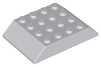 Brick Sloped 45° 6 x 4 Double [aka Train Roof] in Light Bluish Gray