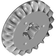 Technic Gear 20 Tooth Bevel in Light Bluish Gray