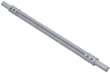 Axle Hose, Soft 11L in Light Bluish Gray