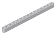 Technic Beam 1 x 15 Thick in Light Bluish Gray