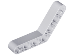 Technic Beam 1 x 7 Bent (4 - 4) Thick in Light Bluish Gray
