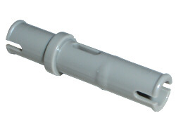Technic Pin Long without Friction Ridges - Single Slot in Light Bluish Gray