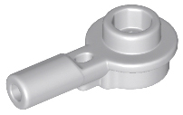 Plate Special Round 1 x 1 with Hollow Stud and Horizontal Bar 1L in Light Bluish Gray