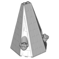 Roof / Tower 6 x 8 x 9 in Light Bluish Gray