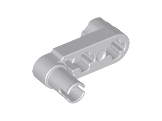 Technic Beam 3 x 0.5 Liftarm with Boss and Pin / Crank in Light Bluish Gray
