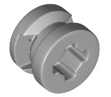 Wheel 8 x 6 with Slot in Light Bluish Gray