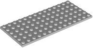 Plate 6 x 14 in Light Bluish Gray