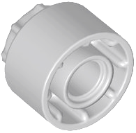 Technic Driving Ring Extension, 8 Ridges in Light Bluish Gray