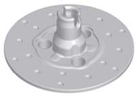 Brake Disc with CV Ball Joint in Light Bluish Gray