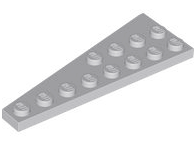 Wedge Plate 8 x 3, 8° Right in Light Bluish Gray