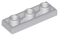 Tile Special 1 x 3 Inverted with Center Hole in Light Bluish Gray