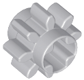 Technic Gear 8 Tooth in Light Bluish Gray