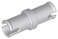 Technic Pin without Friction Ridges Lengthwise in Light Bluish Gray