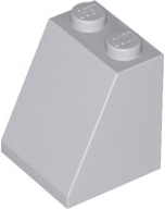 Brick Sloped 65° 2 x 2 x 2 with Bottom Tube in Light Bluish Gray