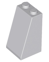 Brick Sloped 75° 2 x 2 x 3 [Solid Studs] in Light Bluish Gray