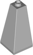 Brick Sloped 75° 2 x 2 x 3 Double Convex in Light Bluish Gray