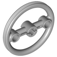 Technic Steering Pulley Large in Light Bluish Gray