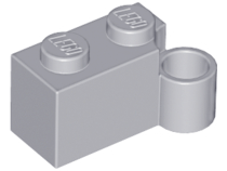 Hinge Brick 1 x 4 [Lower] in Light Bluish Gray