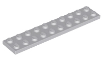 Plate 2 x 10 in Light Bluish Gray