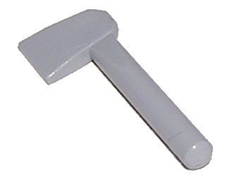 Weapon Axe in Light Bluish Gray